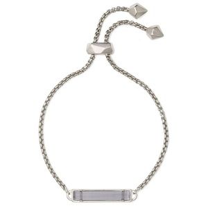 Kendra Scott Adjustable Stan Rhodium Bracelet